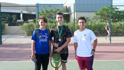 ISG Jubail Wins Third Place at SAIKAC U14 Tennis Tournament 